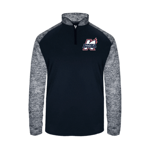 KOHA Badger Sport Blend 1/4 Zip W/Screen Logo