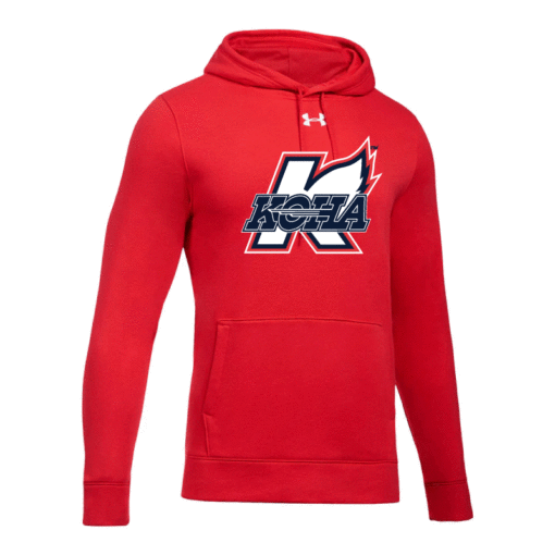 KOHA Hockey Under Armour Hustle Hoodie - Red