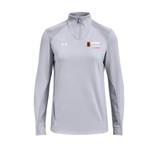 Biggby Under Armour Command Women's 1/4 Zip Pullover - Grey