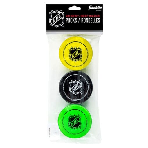 FRANKLIN MINI HOCKEY FOAM PUCKS (3)